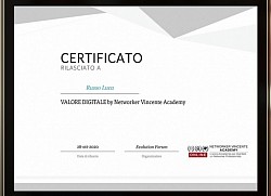 Certificato valore digitale