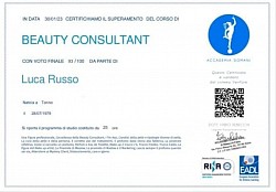 Diploma consulente di bellezza